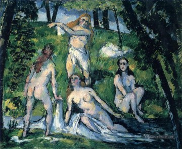 Quatre baigneurs 188 Paul Cézanne Peinture à l'huile